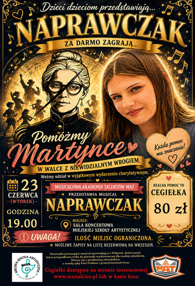 Plakat wydarzenia:  Naprawczak - Musical 